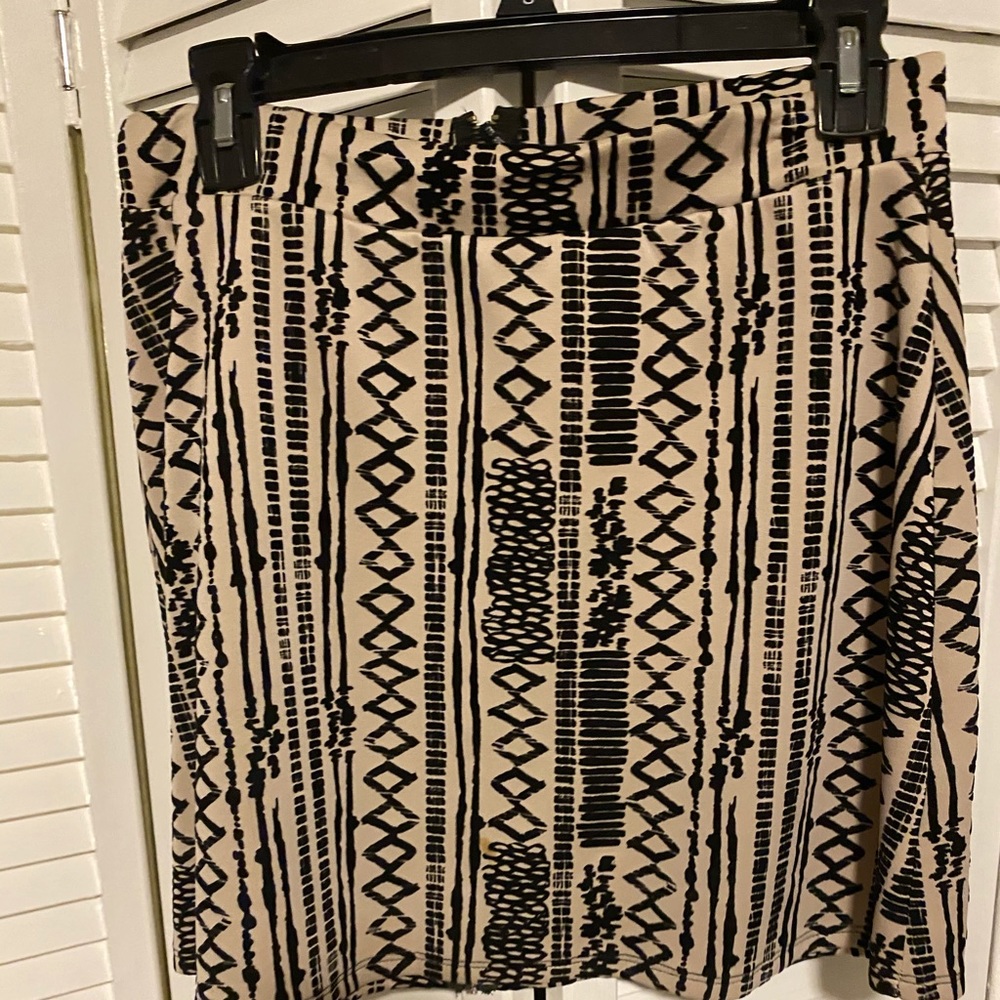 Tribal Print Skirt